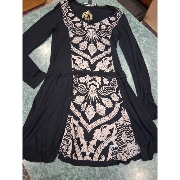 Desigual Dresses & Skirts - Desigual x Christian Lacroix Dress Womens Sz M Abstract Artsy Stretch Lagenlook